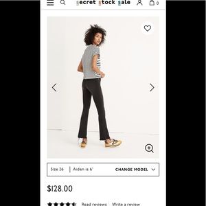 Black Calli Demi crop boot Madewell